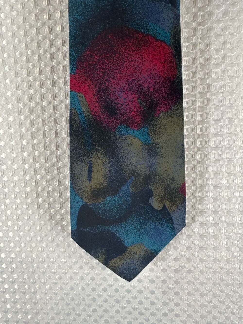 Vintage Lanvin Paris 100% Pure Silk Tie